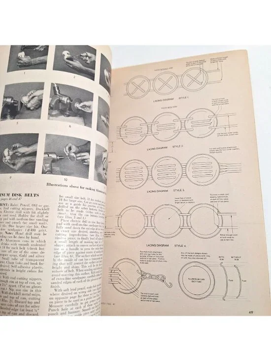 McCalls Creative Handcrafts 1972 Vol 4 Crochet Knitting Vintage Patterns - Picture 12 of 16